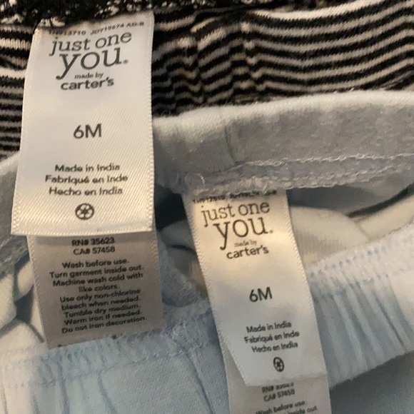 6m Carter’s Baby Boy Footie Pants Long Sleeve Clothing Clothes Outfits 6 Month - Picture 3 of 4